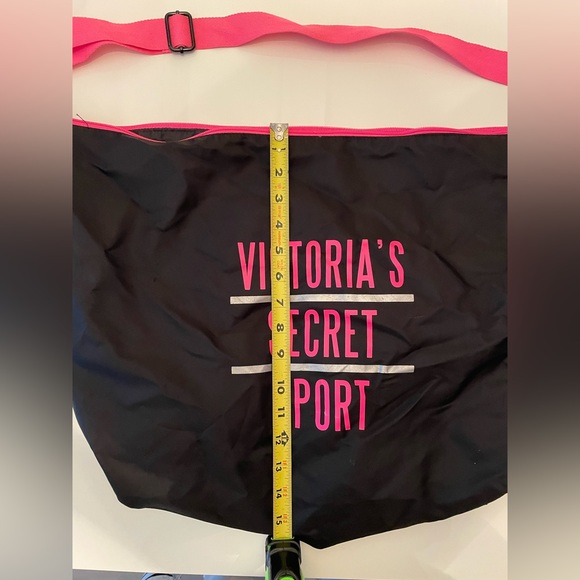 Victoria’s Secret Sport Tote- Black and Pink. 15.5” x 21” - Picture 5 of 6
